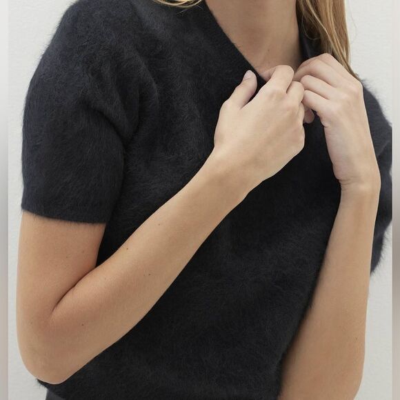 Naked Cashmere Sheena Brushed Cashmere Sweater Top - Picture 3 of 10